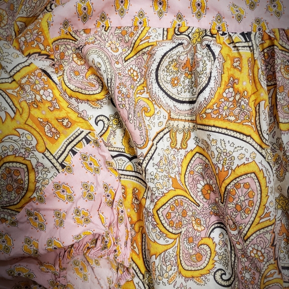 RACHEL ZOE | FLORAL TASSEL TIE NECK BLOUSE | SMALL - Picture 6 of 8